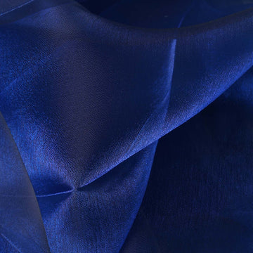 Elevate Your Event Decor with Navy Blue Chiffon Fabric