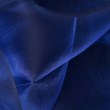 54inch x 10yard | Navy Blue Solid Sheer Chiffon Fabric Bolt, DIY Voile Drapery Fabric
