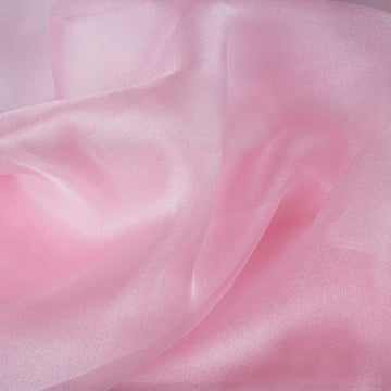 Pink Solid Sheer Chiffon Fabric Bolt: The Perfect Choice for Wedding Decorations