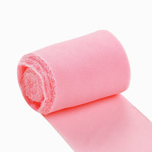 6 Yard Pink Silk Like Chiffon Linen Ribbon for Gift Wrapping 2 Pack #whtbkgd
