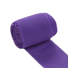 6 Yard Purple Ribbon Roll in Silk Like Chiffon for Wedding Invitations Bouquet and Gift Wrapping 2 Pack#whtbkgd