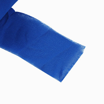 Versatile and Multifunctional Royal Blue Chiffon Ribbon