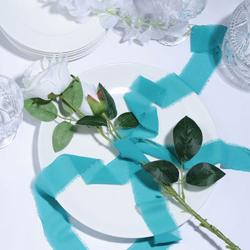 Elegant Turquoise Gift Wrapping Ribbon for a Personalized Touch