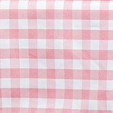 Buffalo Plaid Tablecloths | 60x102 Rectangular | White/Rose Quartz | Checkered Polyester Linen Tablecloth#whtbkgd