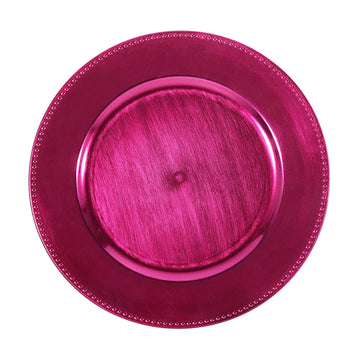 Enhance Your Table Setting with Hot Pink Acrylic Charger Plates