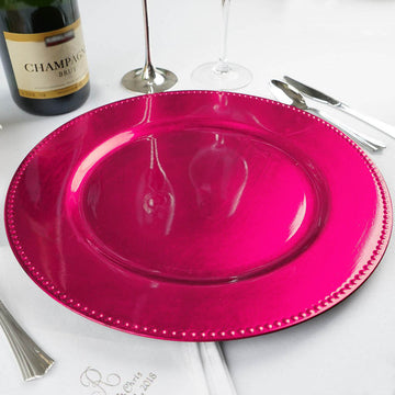 Create a Memorable Event with Our Hot Pink Charger Plates