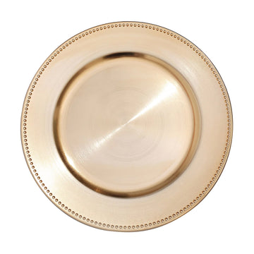 Enhance Your Table Setting with Plastic Round Dinner Charger Plates