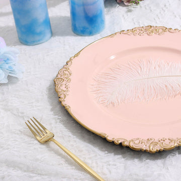 Elevate Your Table Decor with Blush Gold Elegance