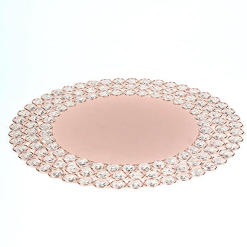 Enhance Your Event Decor with Our Rose Gold Charger Plate