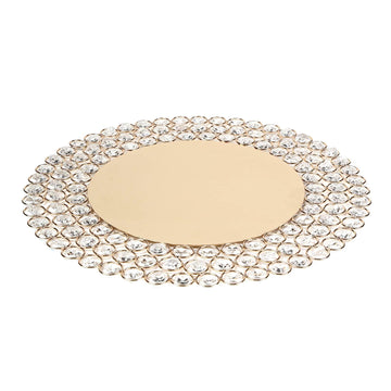 Durable and Versatile Metal Charger Plate - A Must-Have for Your Event Tableware