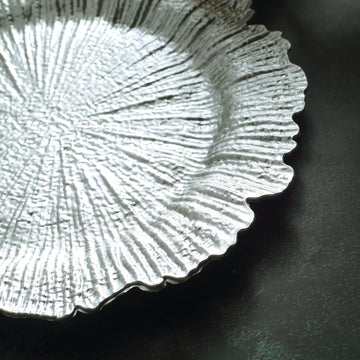 Create a Luxurious Table Setting with Silver Acrylic Charger Plates