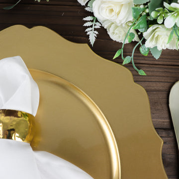 Create Memorable Tablescapes with Gold Plastic Charger Plates