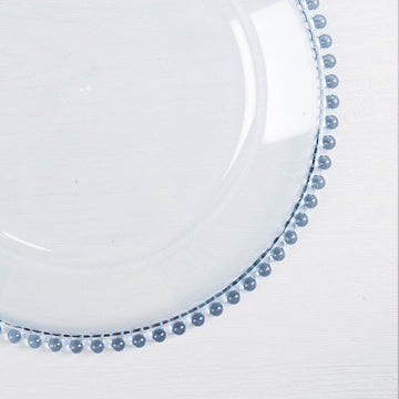 Create Unforgettable Tablescapes with Beaded Rim Charger Plates