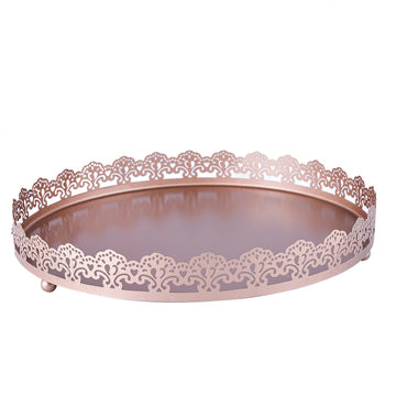 Elevate Your Event Décor with Rose Gold Vanity Tray