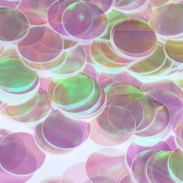 Create a Magical Atmosphere with Iridescent Round Foil Confetti