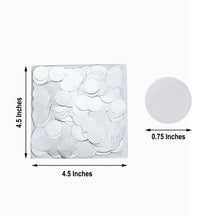 18 Grams Bag Of Silver Round Foil Table Confetti Dots