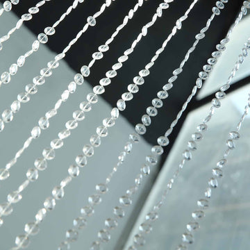 Elevate Your Event Decor with the Crystal Diamond Beaded Curtain