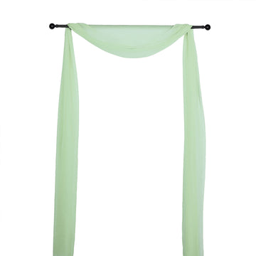 Window Scarf Valance for a Breezy and Airy Feel