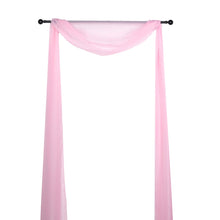 Wedding Arch Drapery Fabric In 18 Feet Pink Sheer Organza