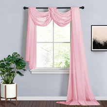 18 Feet Pink Sheer Organza Wedding Arch Drapery Fabric