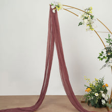 Gauze Cheesecloth Fabric 20 Feet Mauve Cinnamon Rose Window Drapes