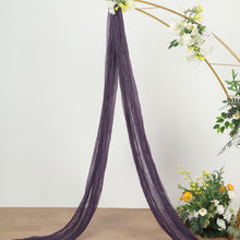Purple Window 20 Feet Drapes In Cheesecloth Material
