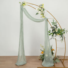 Sage Green Cheesecloth Window Drapes 20 Feet Gauze Fabric