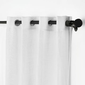 Experience the Timeless Beauty of White Faux Linen Curtains