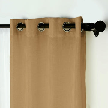 Create a Light, Airy, and Private Ambiance with our Sheer Curtain Panels