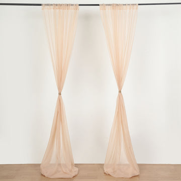 Versatile and Stylish Nude Curtain Panels