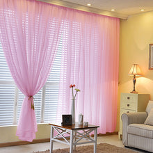 Pink Fire Retardant Sheer Organza Drape Curtain Panel Backdrops With Rod Pockets - 10ftx10ft