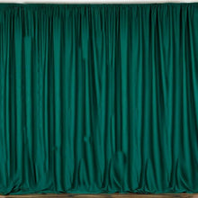 2 Pack Hunter Emerald Green Scuba Polyester Curtain Inherently Flame Resistant Backdrops#whtbkgd