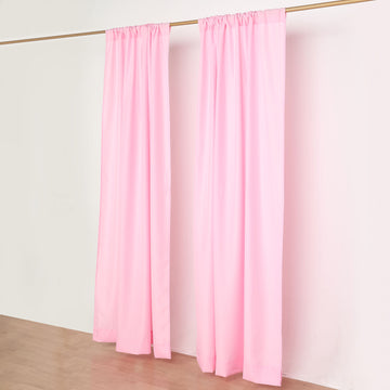 Add Elegance to Your Décor with Pink Polyester Drapery Panels