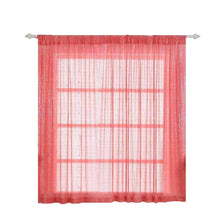 Pack of 2 | 52inch x 64inch Coral Sequin Curtains With Rod Pocket Window Treatment Panels