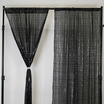 Enhance Your Decor with Black Sequin Curtains