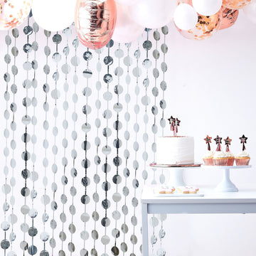 Transform Any Space with the Decorative Silver Foil Curtain