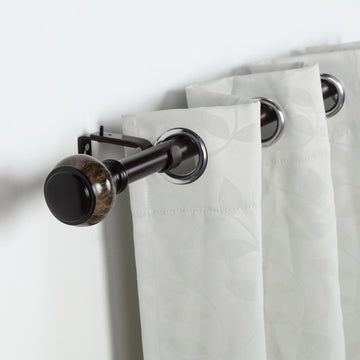 Elevate Your Space with the Chocolate Brown Curtain Rod