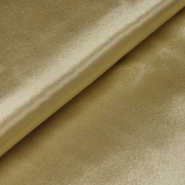 10 Yards x 54" Champagne Satin Fabric Bolt#whtbkgd