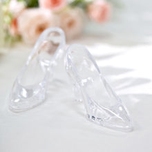 12 Pack | 3inch Clear Cinderella Princess Slippers Party Decor/Gift Favor