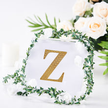 Gold 4 Inch Decorative Rhinestone Alphabet Letter Z Stickers DIY Crafts