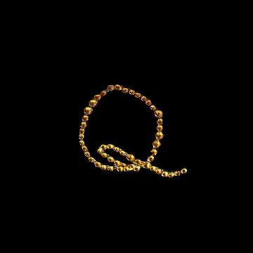 Elevate Your Crafts with the Gold Rhinestone Monogram Letter Q Jewel Sticker