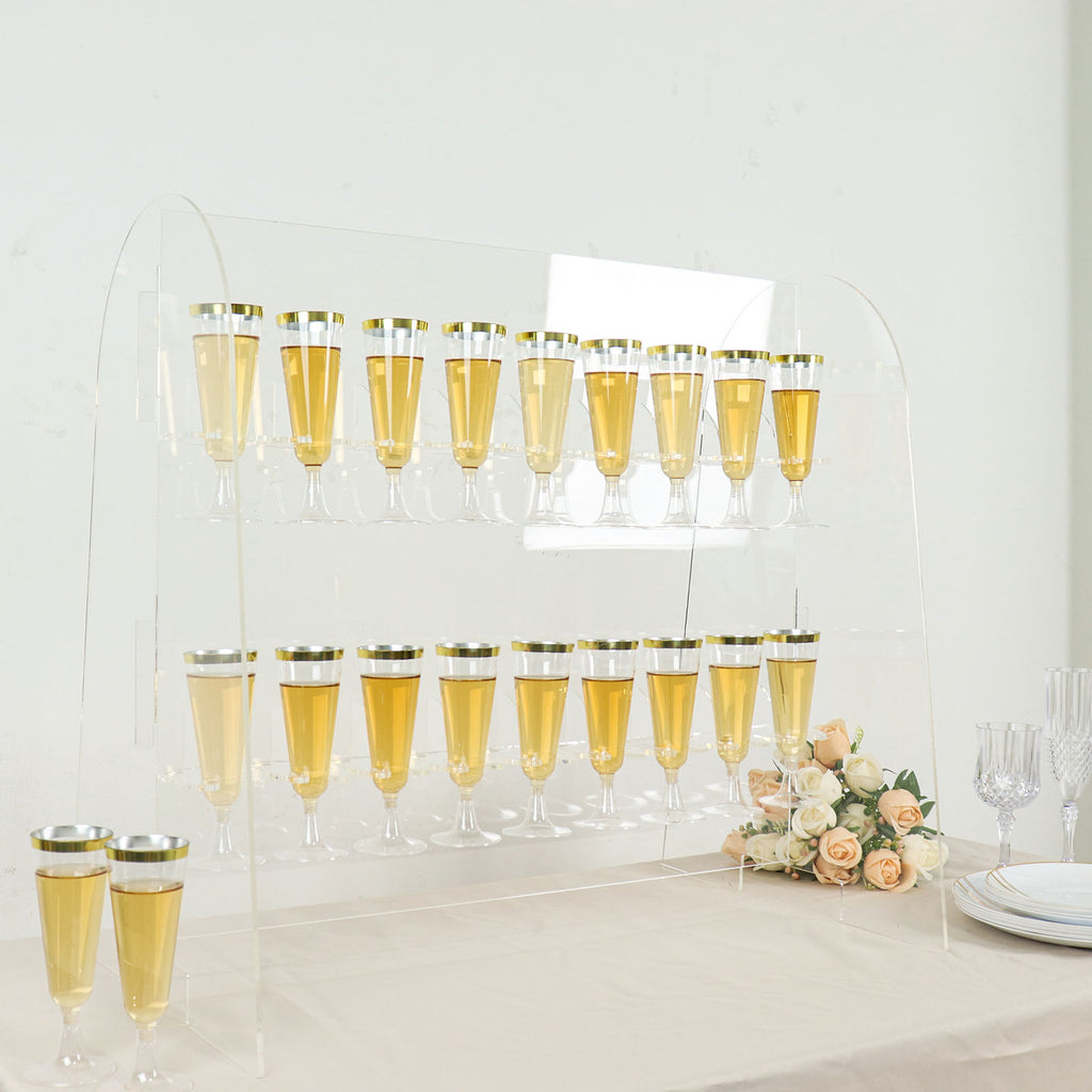 Acrylic Wine Glass Rack, Champagne Flute Holder