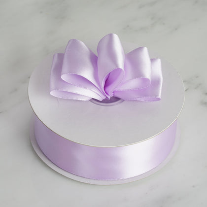 DIY Lavender Single Face Decorative Satin Ribbon 50 Yards 1.5"