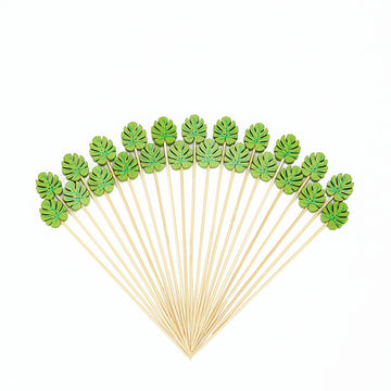 Elevate Your Event Decor with Tropical Leaf Party Picks