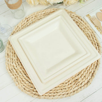 Convenient and Sustainable White Disposable Plates for Any Celebration