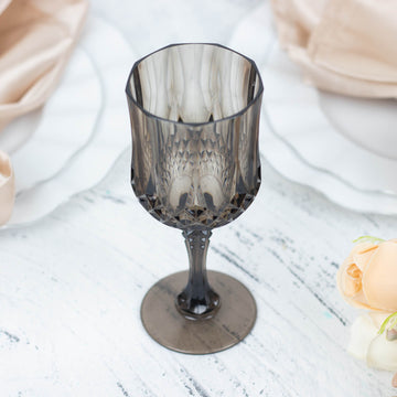 Versatile and Stylish Reusable Plastic Cocktail Goblets