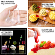 Set of 150 | 4ml Mini Clear Plastic Dessert Topper Pipette Infusers