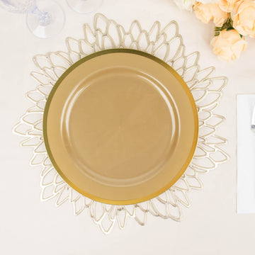 Elegant Gold Dinner Plates for Stylish Table Settings