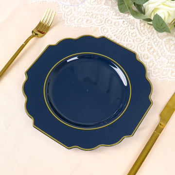 Elevate Your Event with Gold Rim Plates