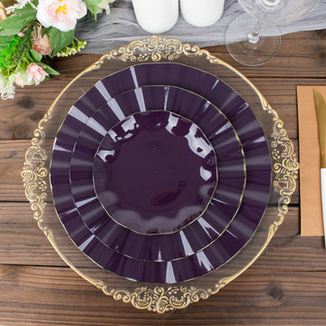 Create a Stunning Table Setting with Purple Plastic Plates